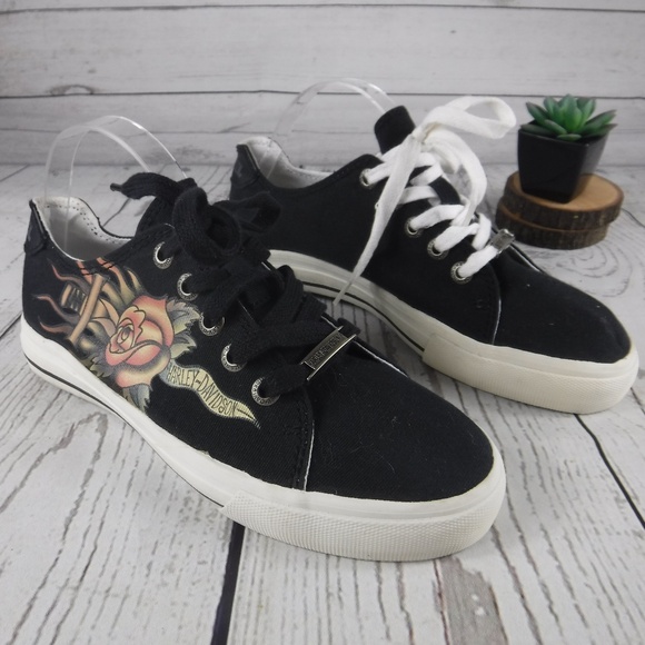 harley davidson canvas shoes